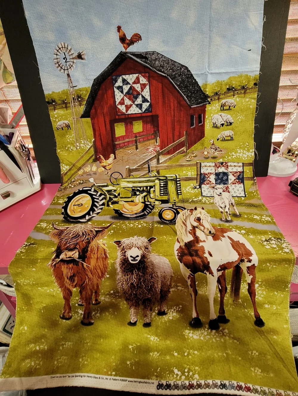 Down On The Farm By Lisa Sparling For Henry Glass & Co #9666P (0682)